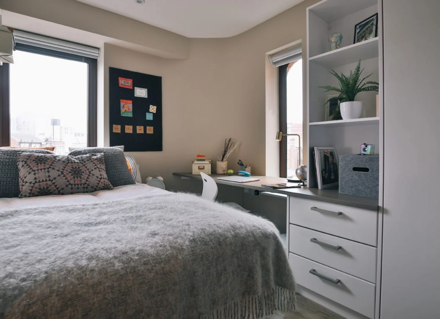 Apartamento estúdio compacto ideal para estudantes em