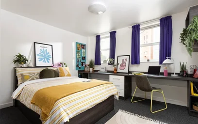 Stanza privata in residence in Liberty Living Plc, 29 Berry St, Manchester M1 2AR, United Kingdom, immagine 6 di 13
