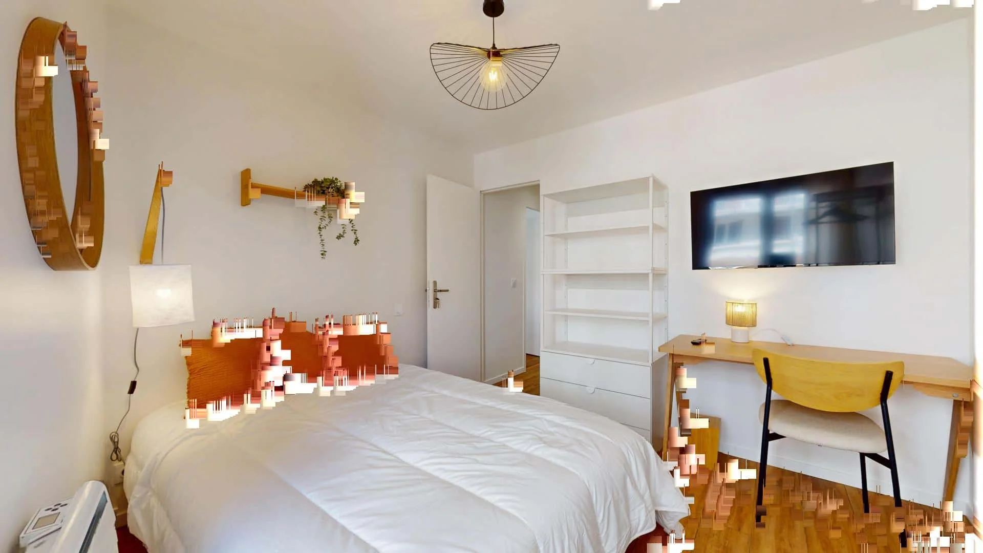Habitación para estudiantes en con modernas comodidades