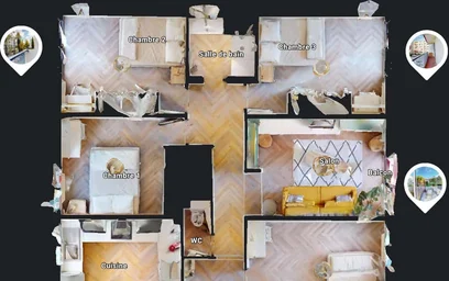 Quarto privado em 46 Rue du Vercors, 34070 Montpellier, France, imagem 12 de 18