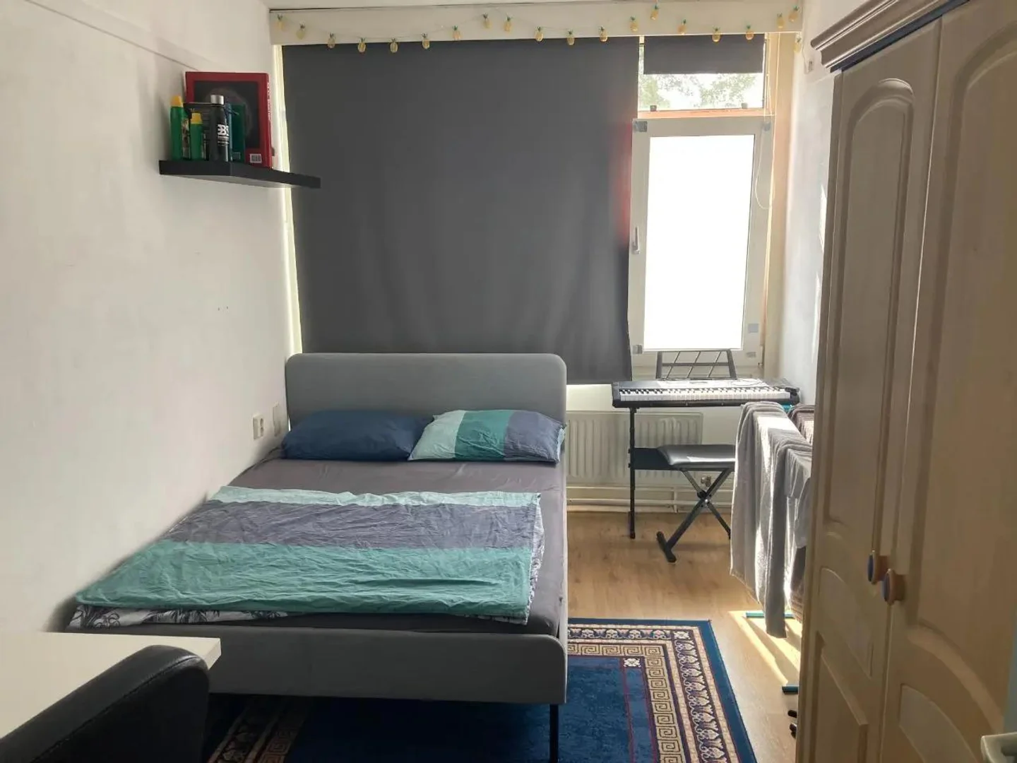Student room in  with study area and shared facilities