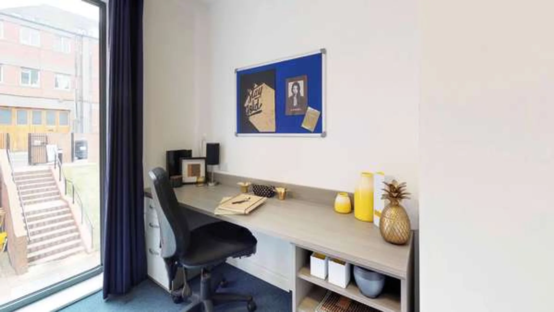 Affordable studio apartment with essential features in 