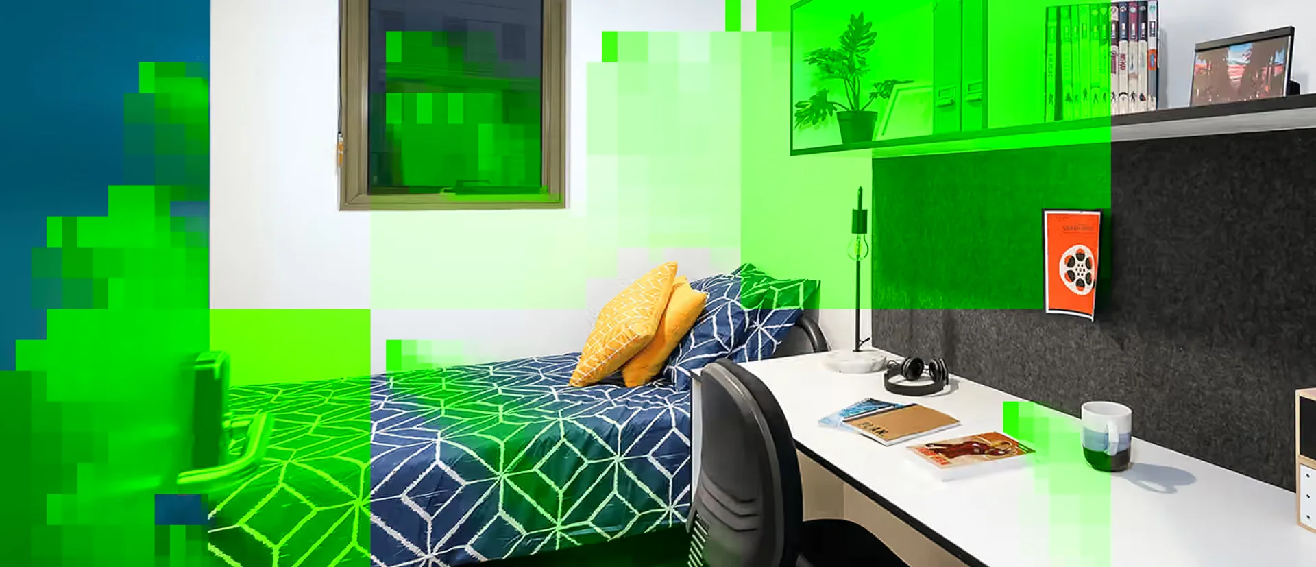Komfortables und geräumiges Studentenzimmer in