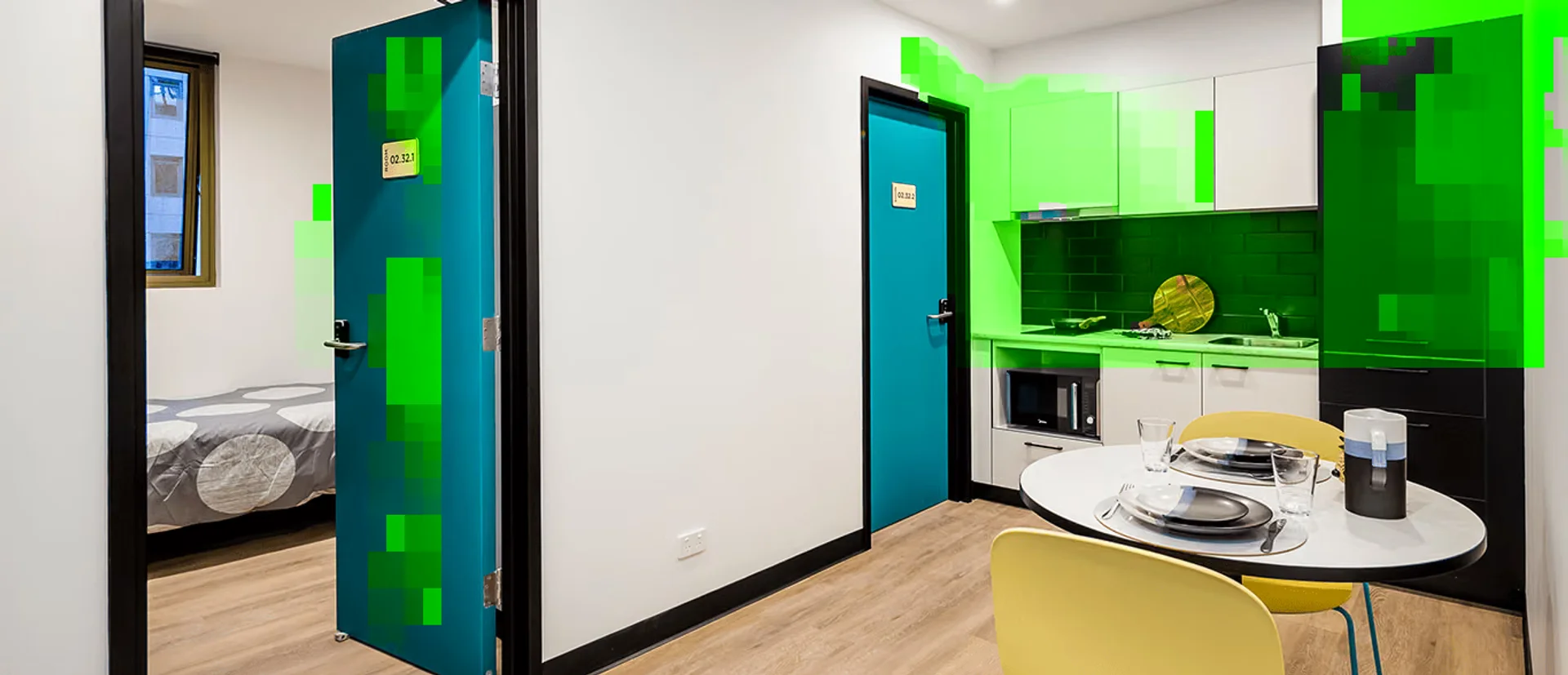 Studentenfreundliches Zimmer in mit modernen Annehmlichkeiten
