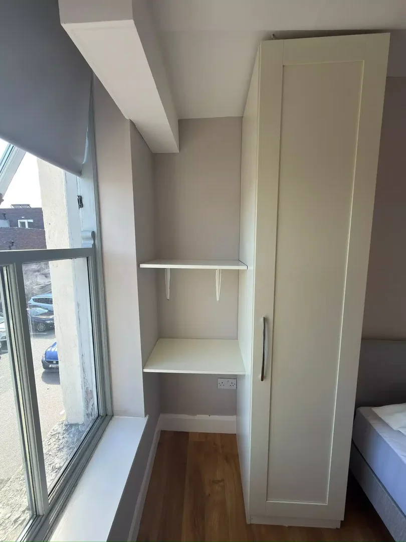 Affordable room for students with ample lighting in