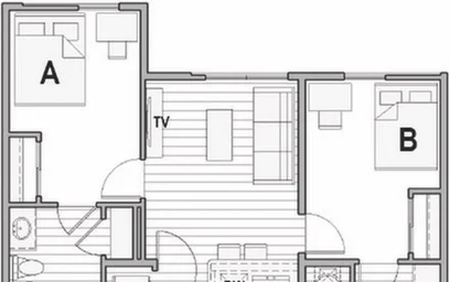 Appartamento intero in residence in 1396 N High Street, Columbus, OH 43201, immagine 4 di 25