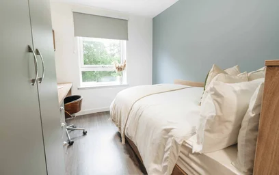 Quarto para alugar com cama de casal em {area}