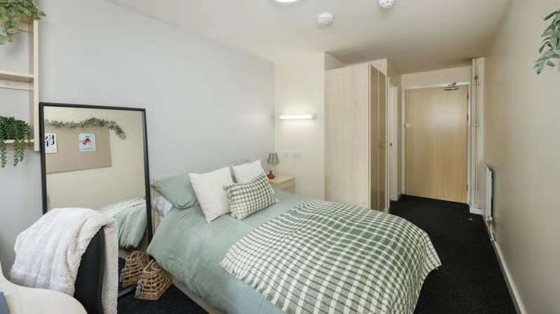 Chambre à louer dans un appartement d'étudiant à , entièrement meublée