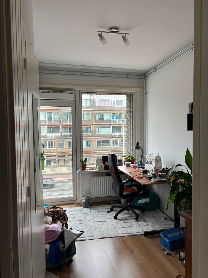 Student room in  with study area and shared facilities