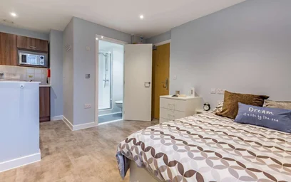 Monolocale in residence in Mary Parker House, 17 Apsley Road, Plymouth, PL4 6PJ, immagine 30 di 37