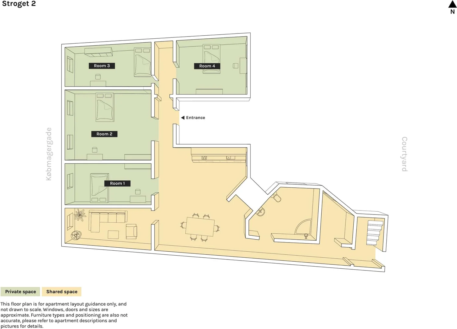 Habitación estudiantil económica cerca del campus en