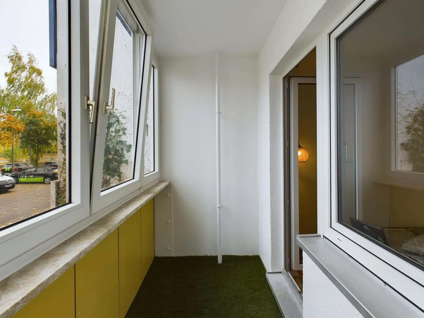 Student room in  with study area and shared facilities