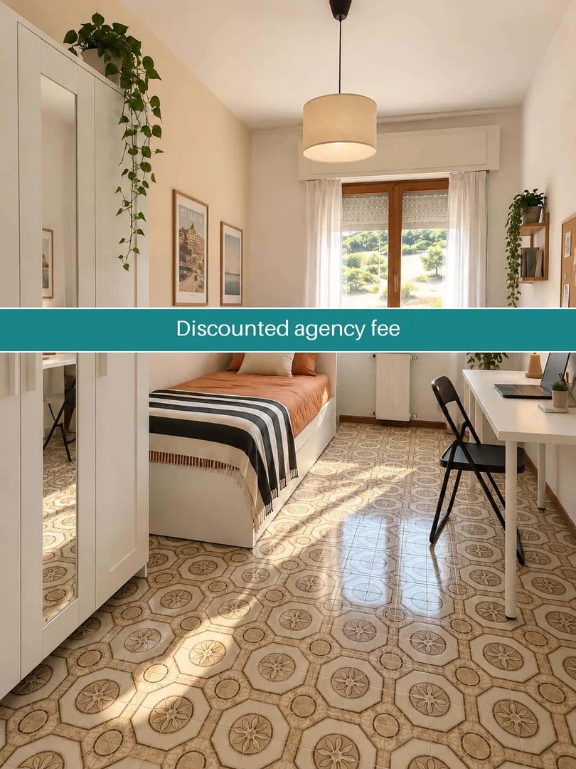 'de öğrenci dairesinde, tamamen mobilyalı kiralık oda
