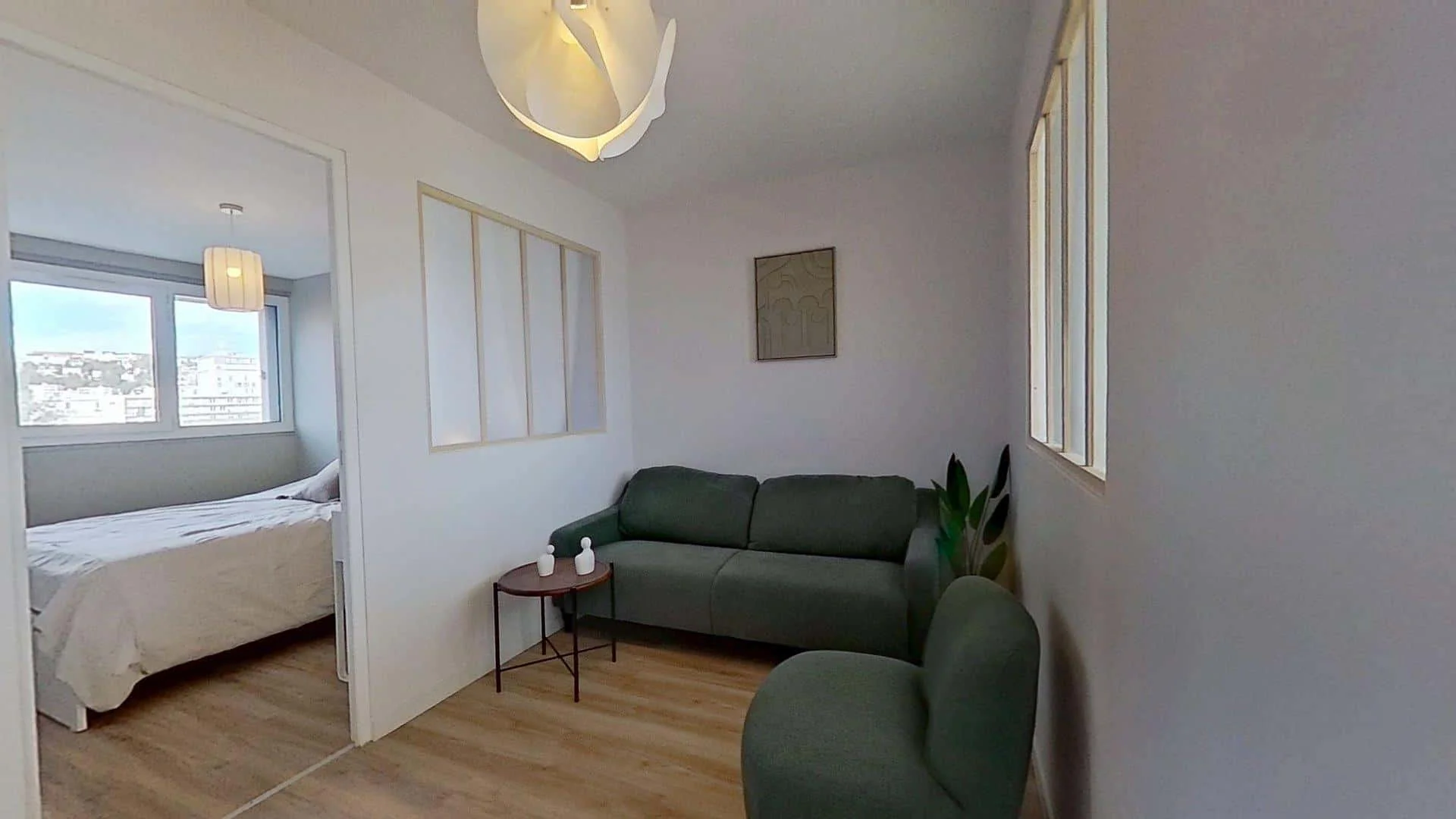 Chambre à louer dans un appartement d'étudiant à , entièrement meublée