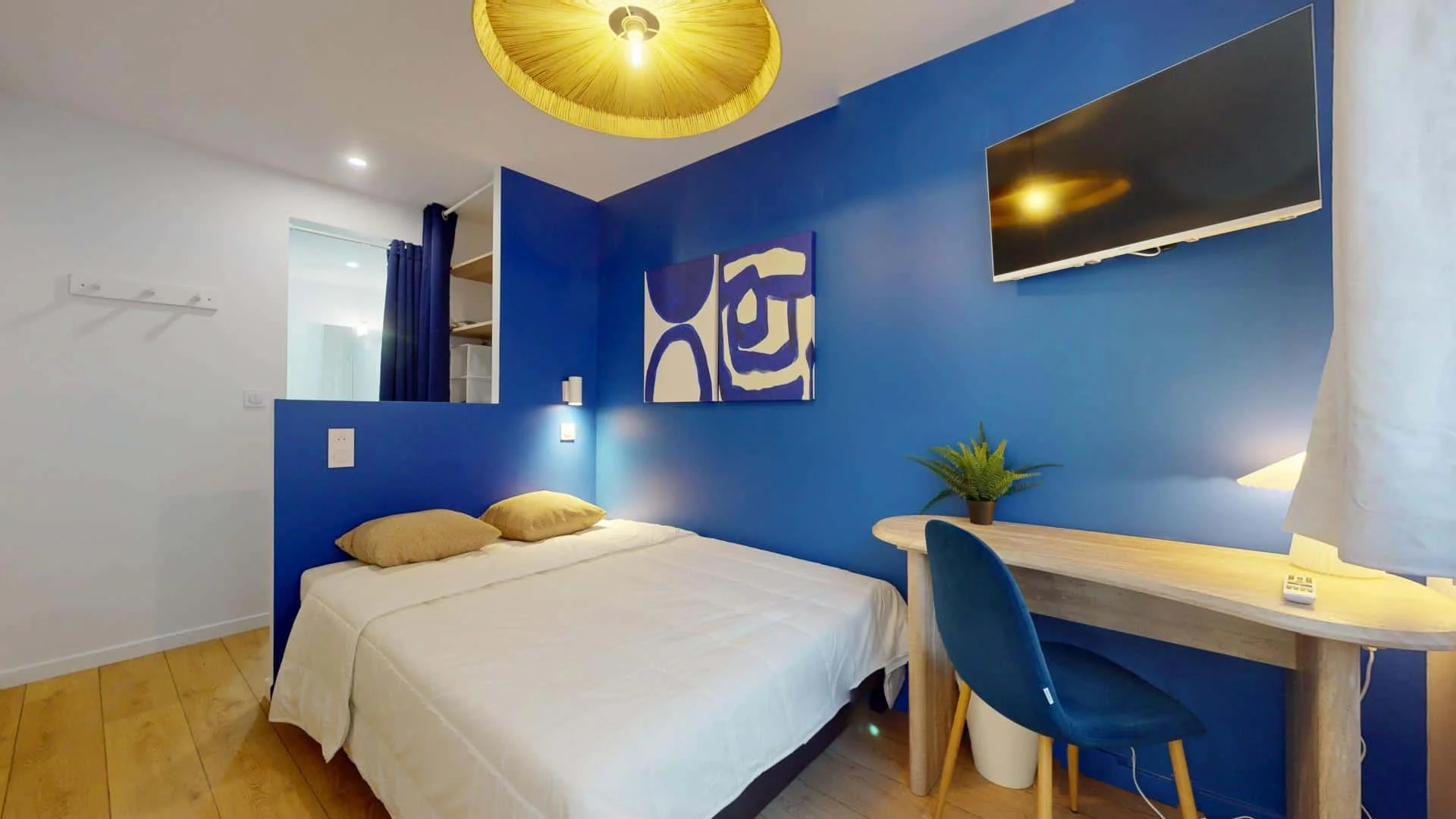 Habitación para estudiantes en  con modernas comodidades