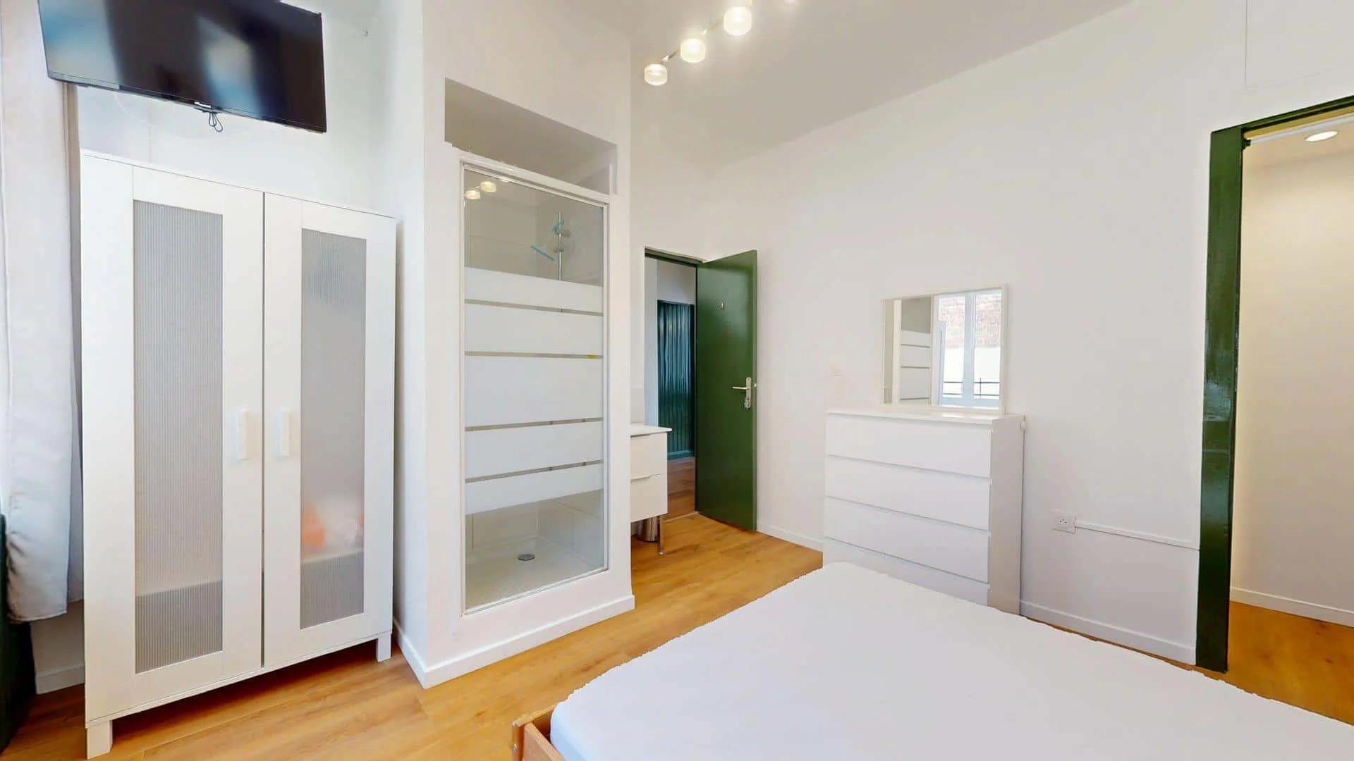 Quarto amigo do estudante em  com comodidades modernas
