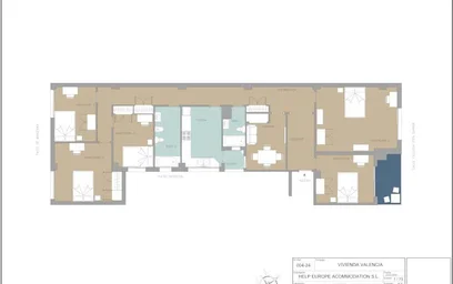Özel oda konumu C/ de Callosa d'En Sarrià, 13, piso 3, puerta 6, Jesús, 46007 València, Valencia, Spain, 21 21 görüntüsü