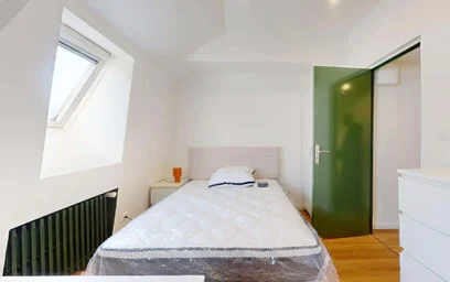 Quarto privado em 6 Rue Motte, 59200 Tourcoing, France, imagem 3 de 19