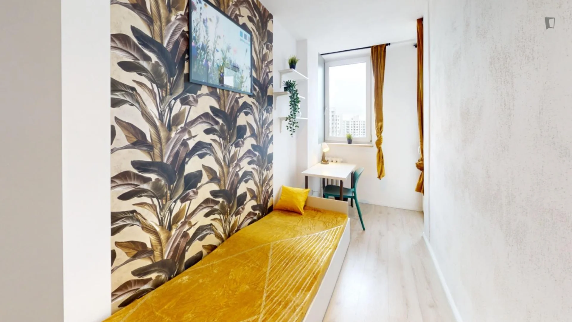 Habitación acogedora para estudiantes disponible en 