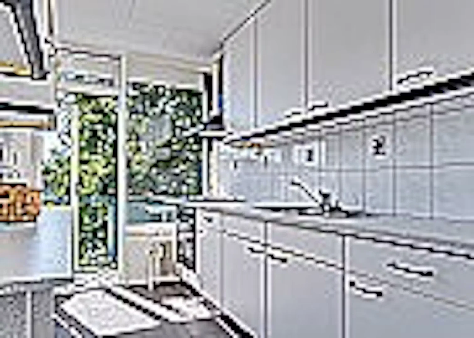 Quarto de estudante confortável e espaçoso em 