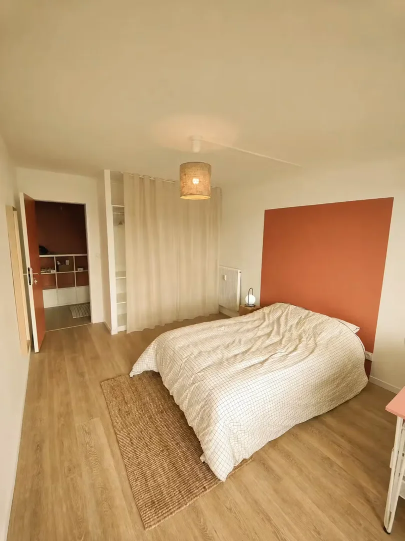 Affordable room for students with ample lighting in 