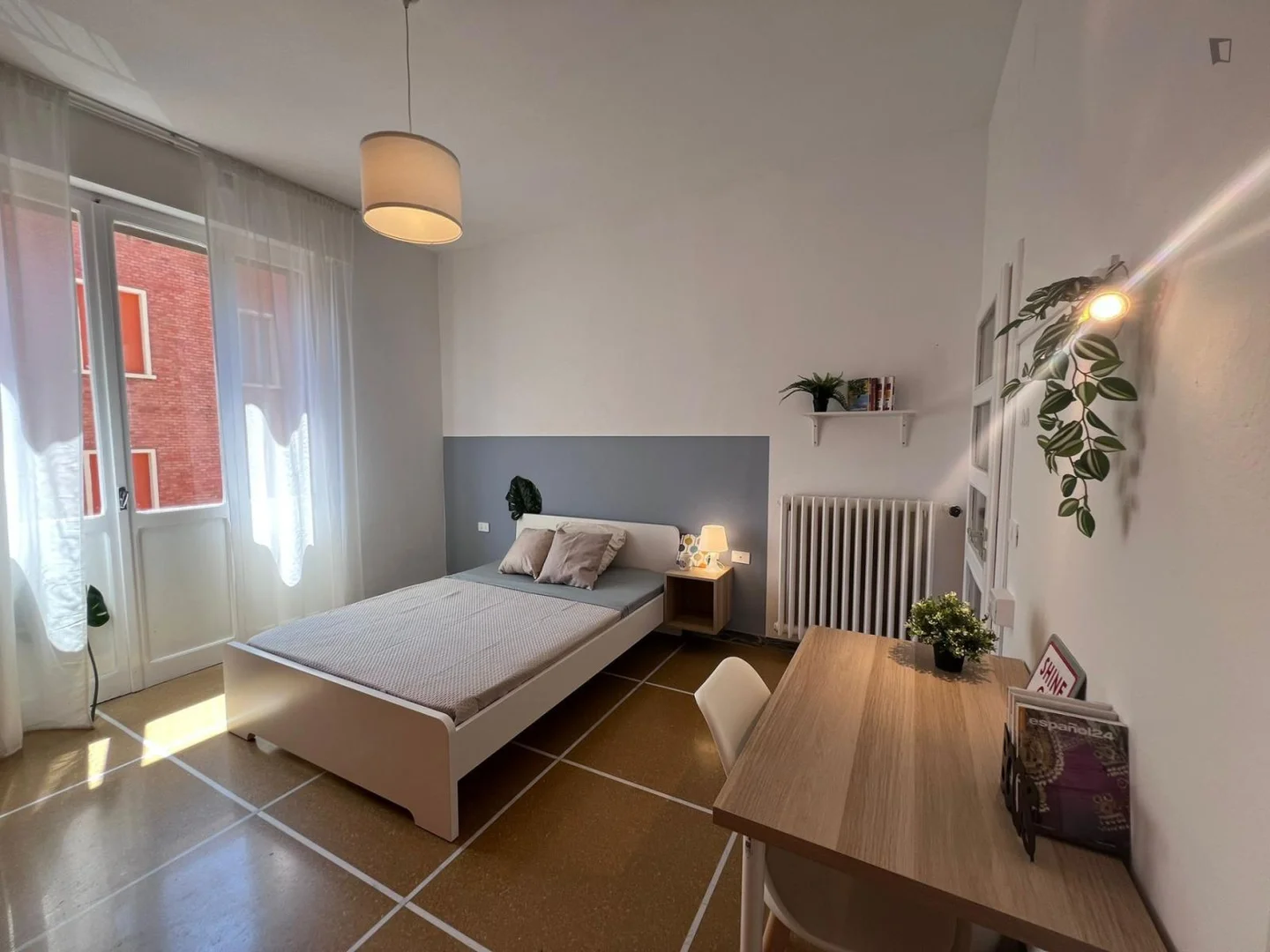 Chambre d'étudiant confortable et spacieuse dans