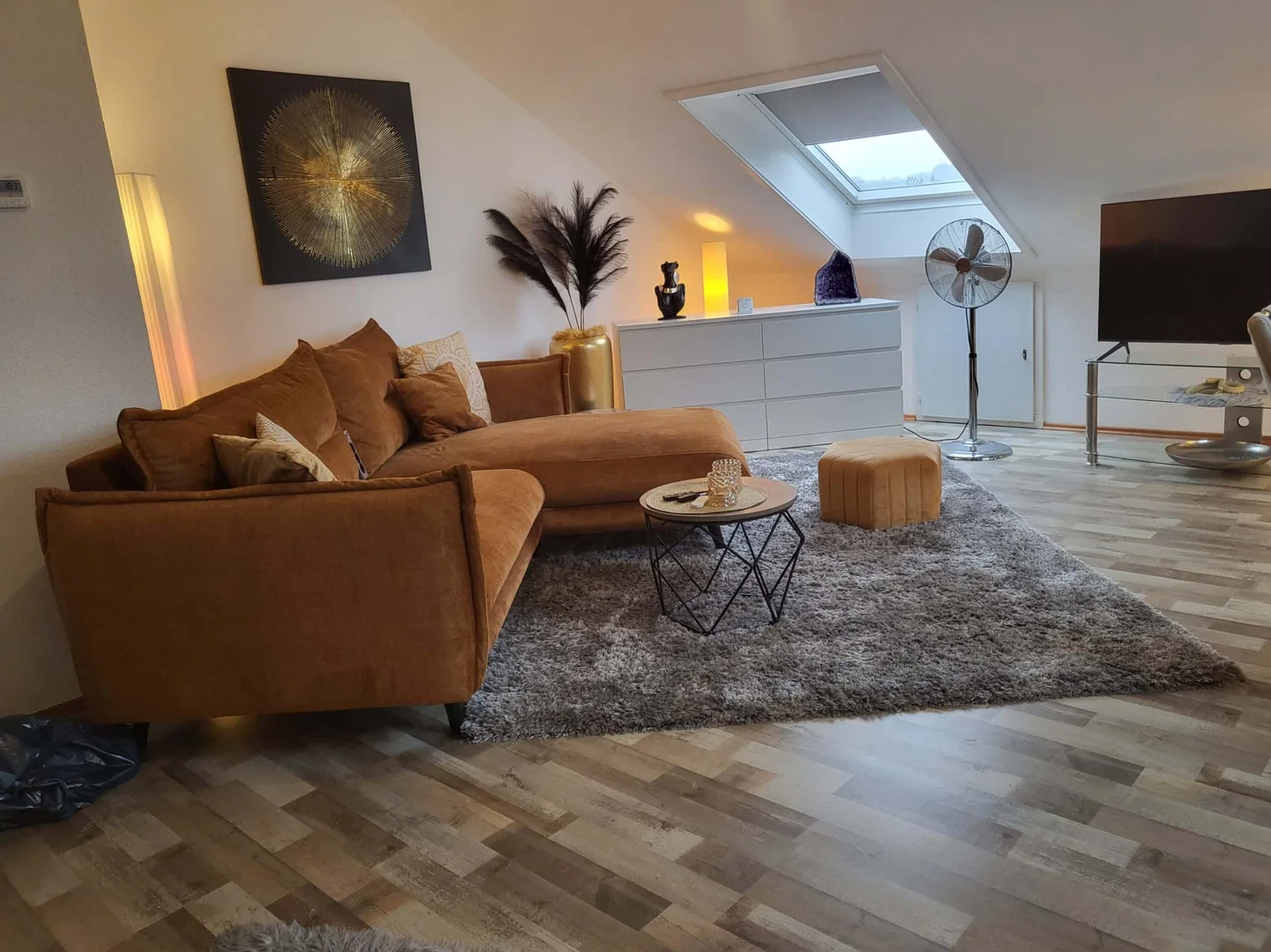 Habitación asequible para estudiantes con buena iluminación en 