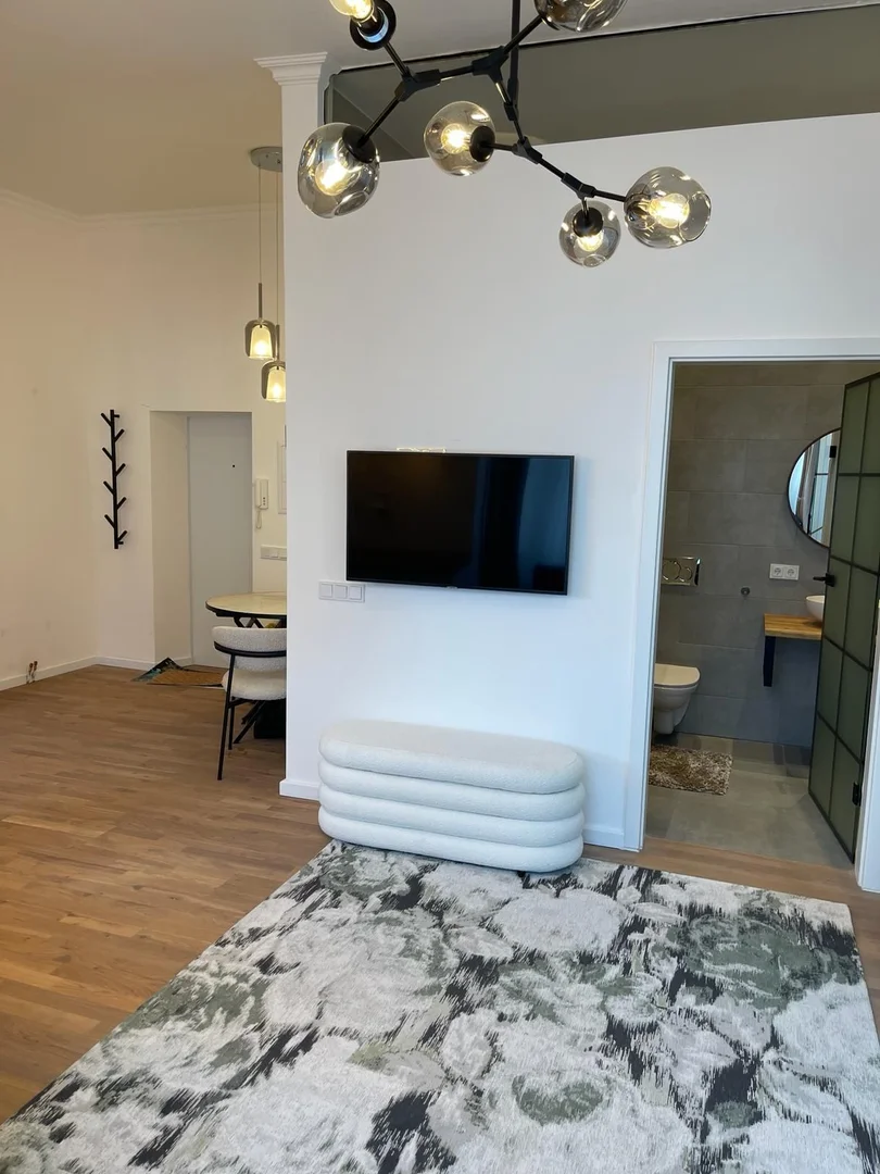 Student room in  with study area and shared facilities