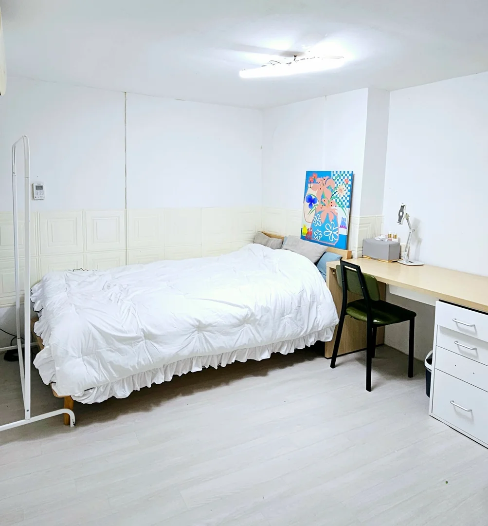 Estudio para estudiantes con excelentes conexiones de transporte en