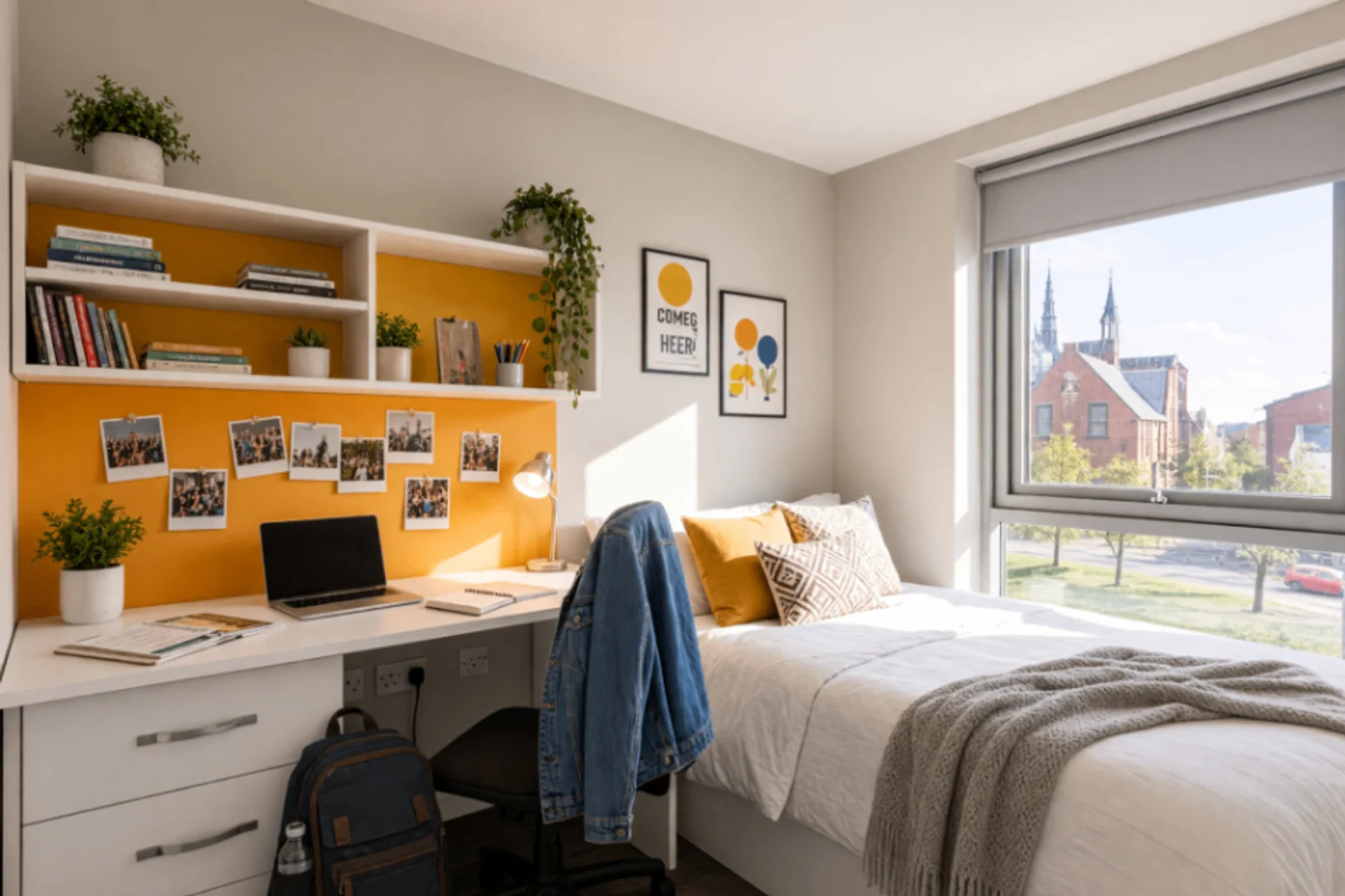Comfortable and spacious student room in 