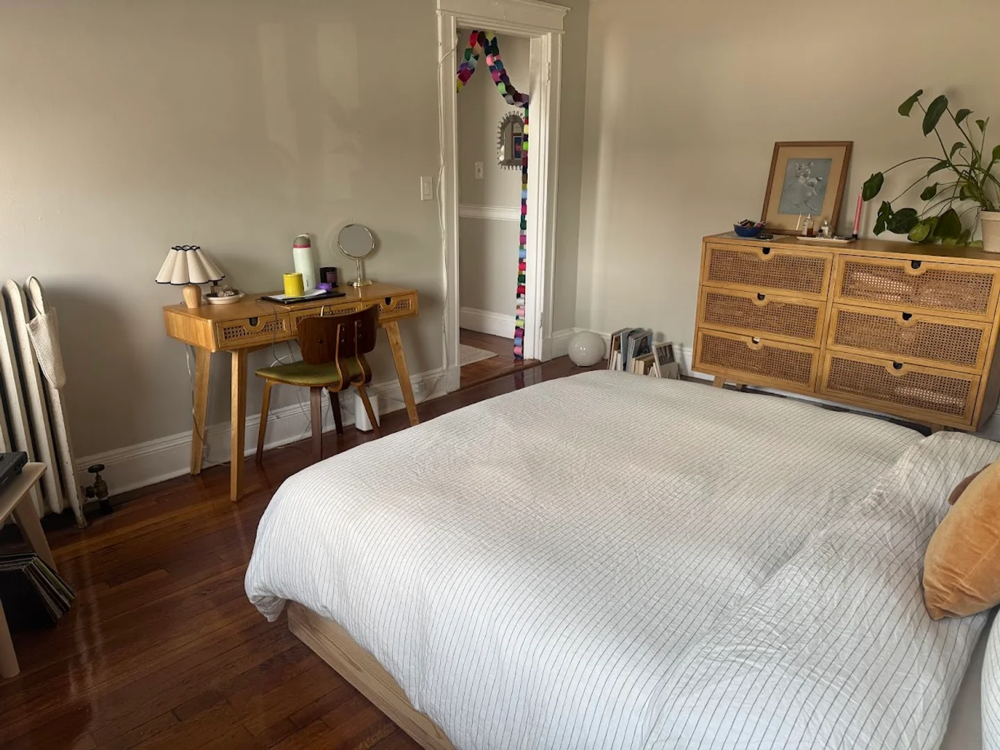Affordable studio apartment with essential features in