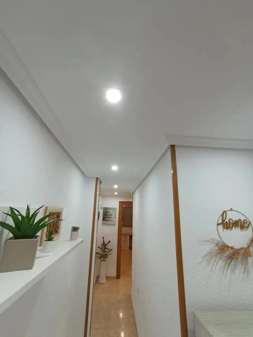 'da öğrenciler için yeterli aydınlatmaya sahip uygun fiyatlı oda