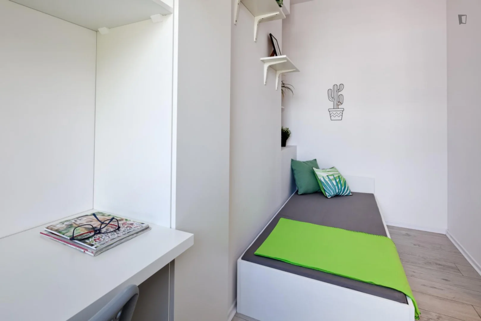 Quarto acolhedor para estudantes disponível em 