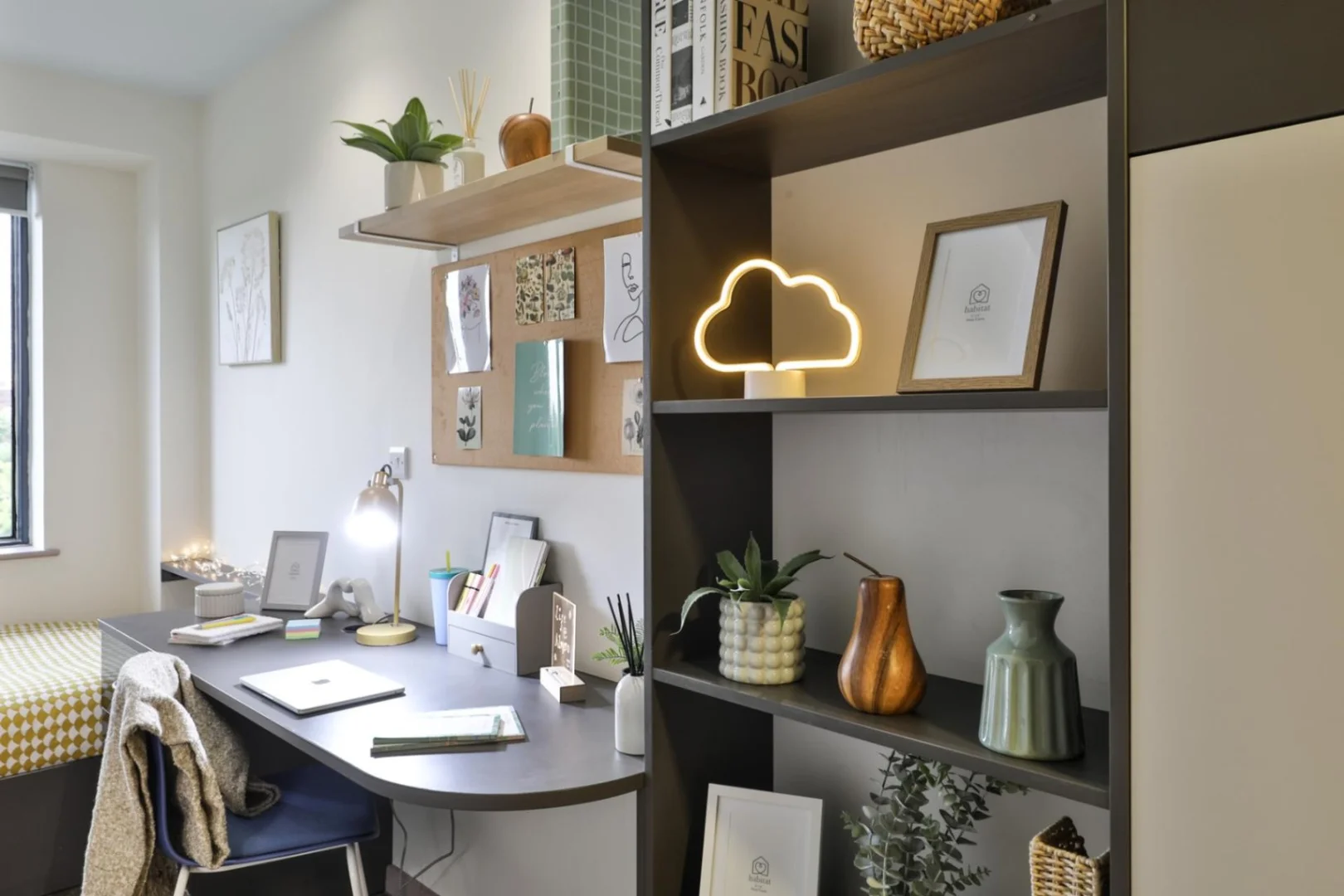 Affordable studio apartment with essential features in 