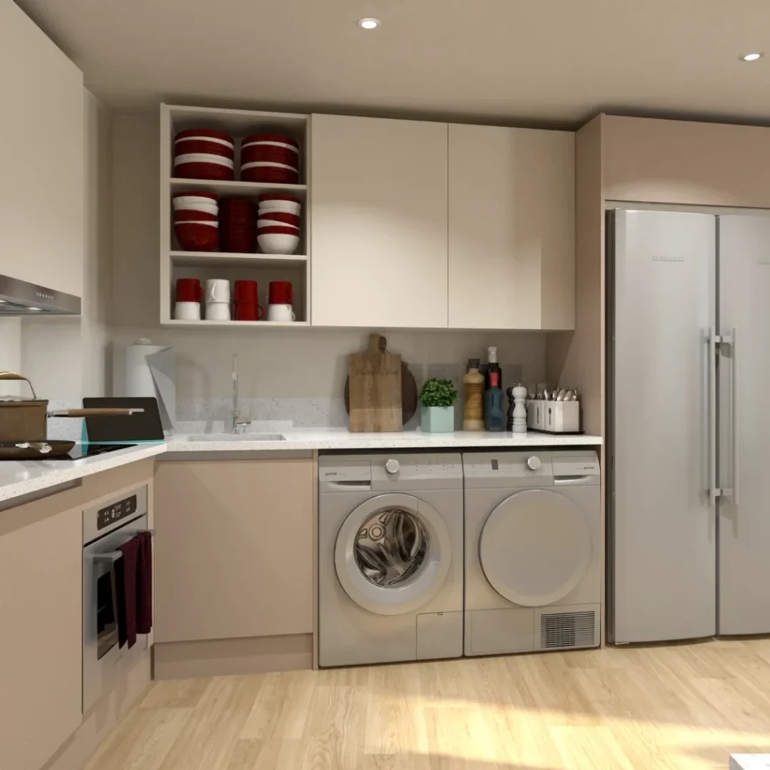Bright and airy student room with easy university access in 