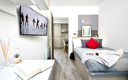 Alojamiento entero en residencia en 40 Charter Sq, Sheffield City Centre, Sheffield S1 1BA, United Kingdom, imagen 1 de 28