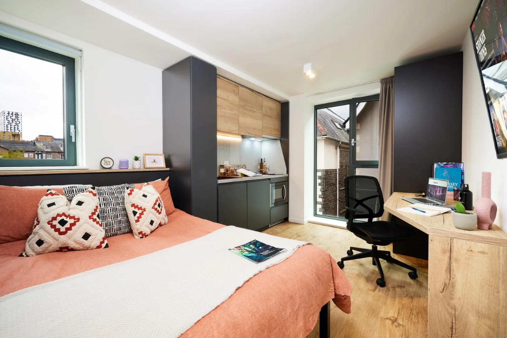Erschwingliche Studiowohnung mit wesentlicher Ausstattung in 