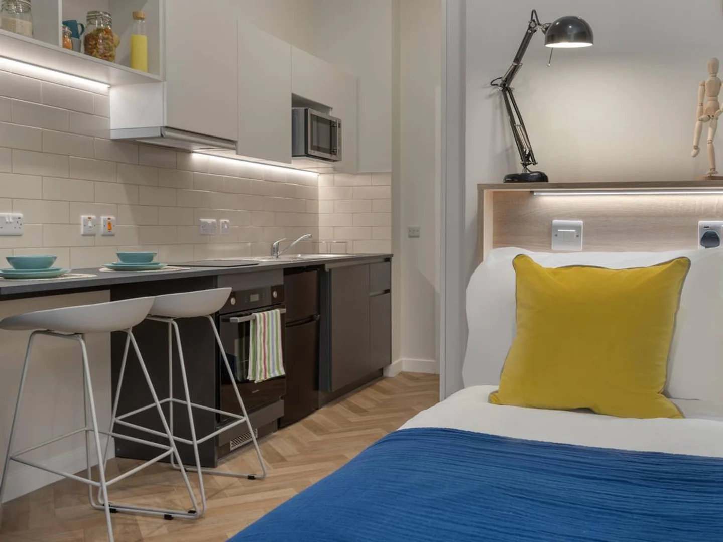 Chic studio apartment near campus in 