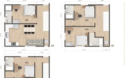 Renting rooms by the month in {area}