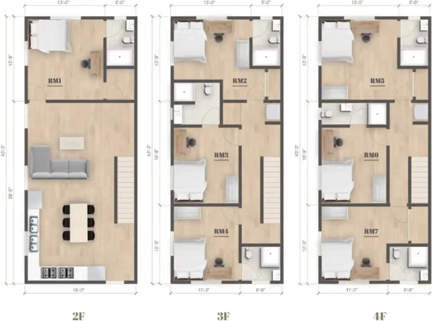 Room for rent in student apartment in , fully furnished