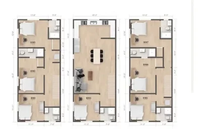 Quarto para alugar com cama de casal em {area}