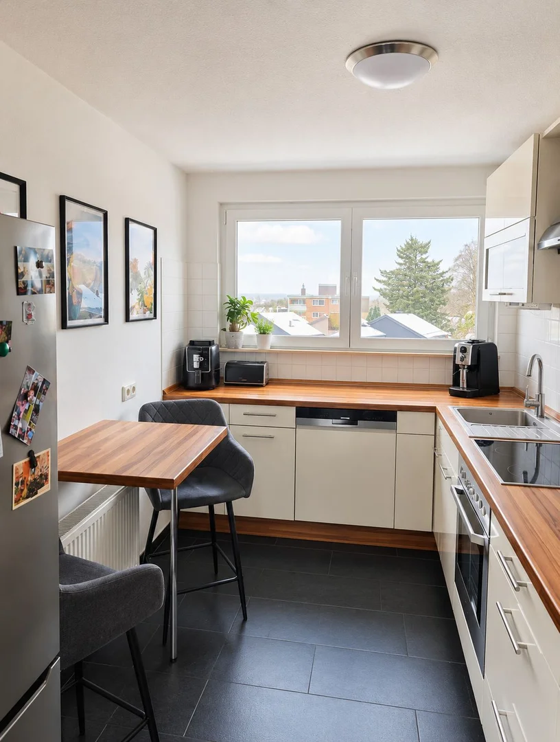 Chambre conviviale pour les étudiants dans  avec des équipements modernes