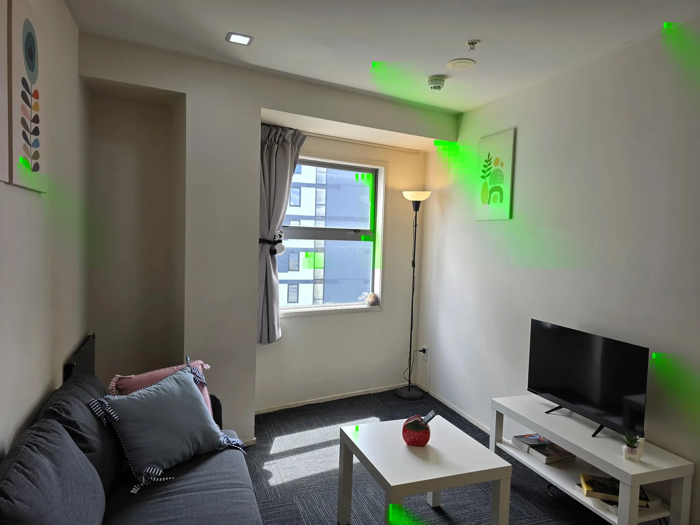 Comfortable and spacious student room in
