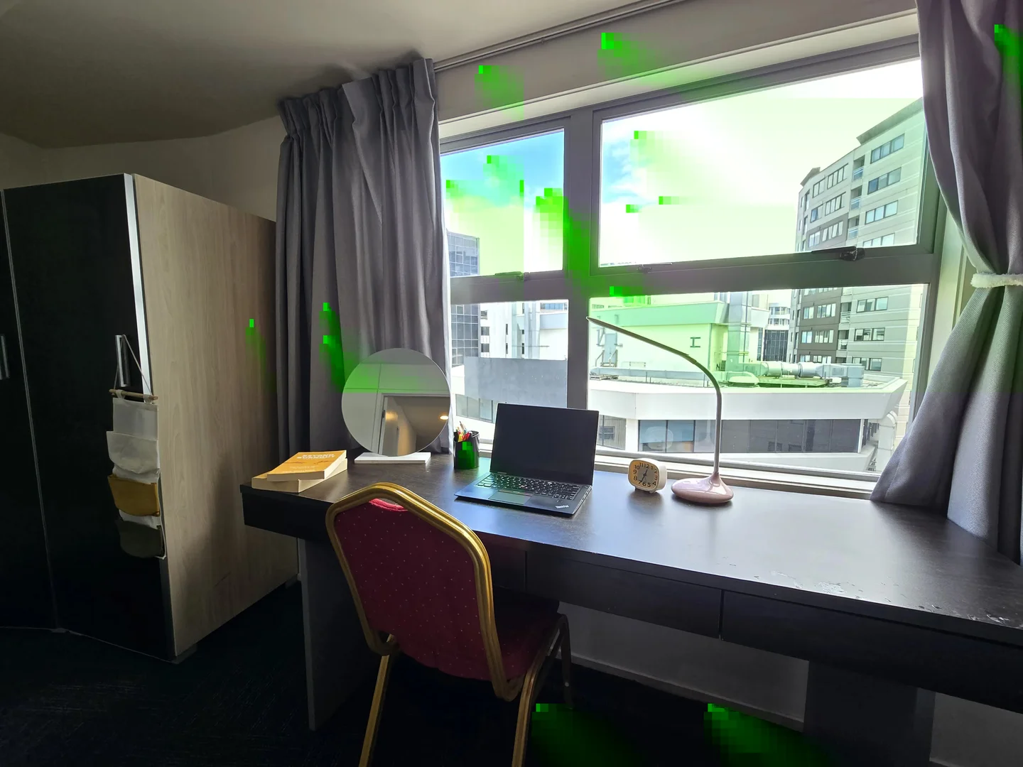 Comfortable and spacious student room in