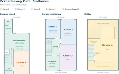 私人房间 在 Eckartseweg Zuid, 8的图像1