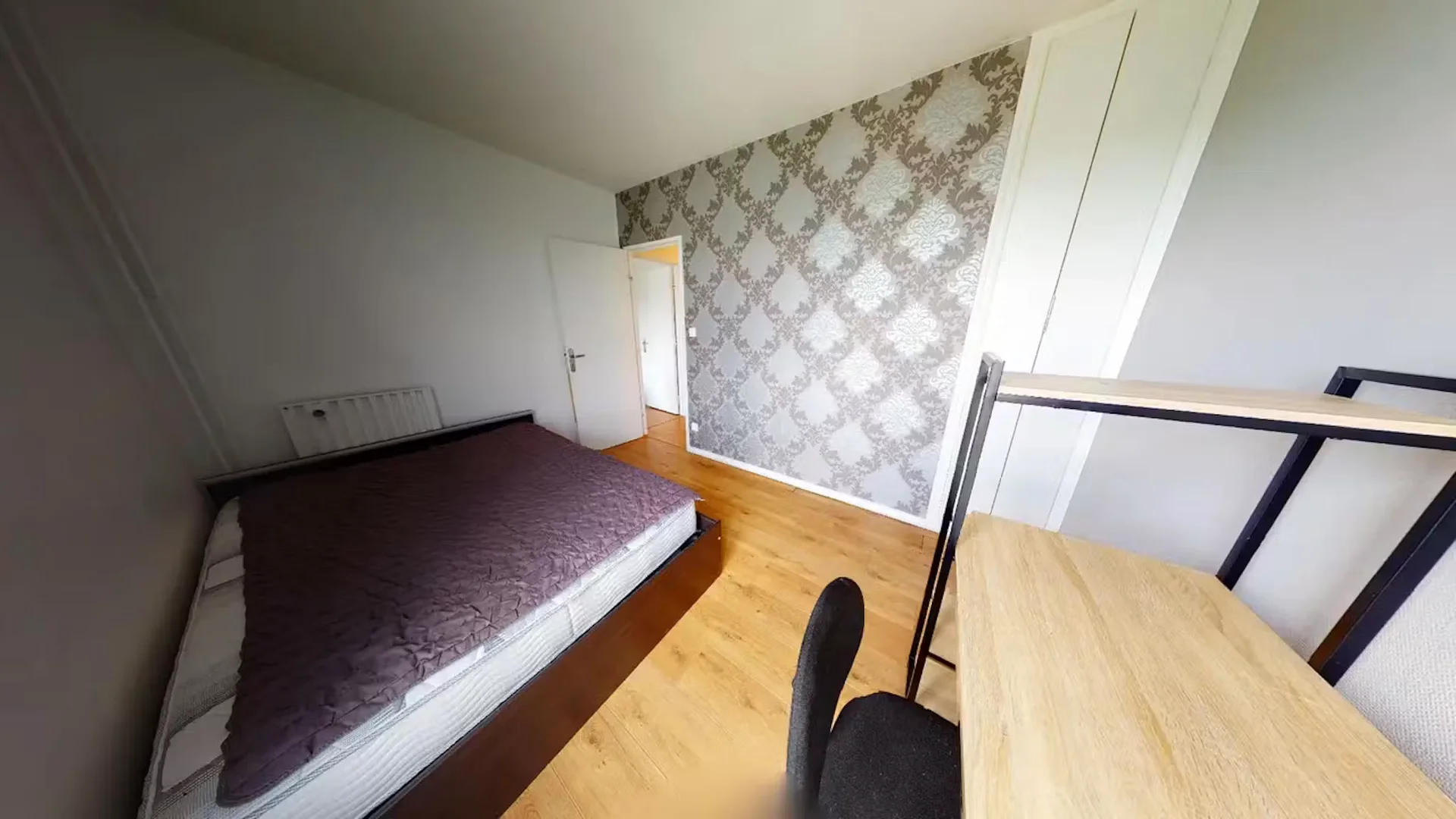 Chambre à louer dans un appartement d'étudiant à , entièrement meublée