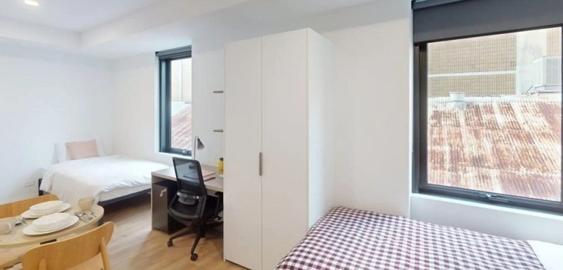 Estudio totalmente equipado para estudiantes en 