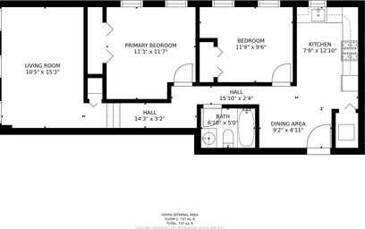 Appartamento intero in residence in 182, Cottage St., Unit 101, East Boston, Boston, MA, 02128, immagine 14 di 21
