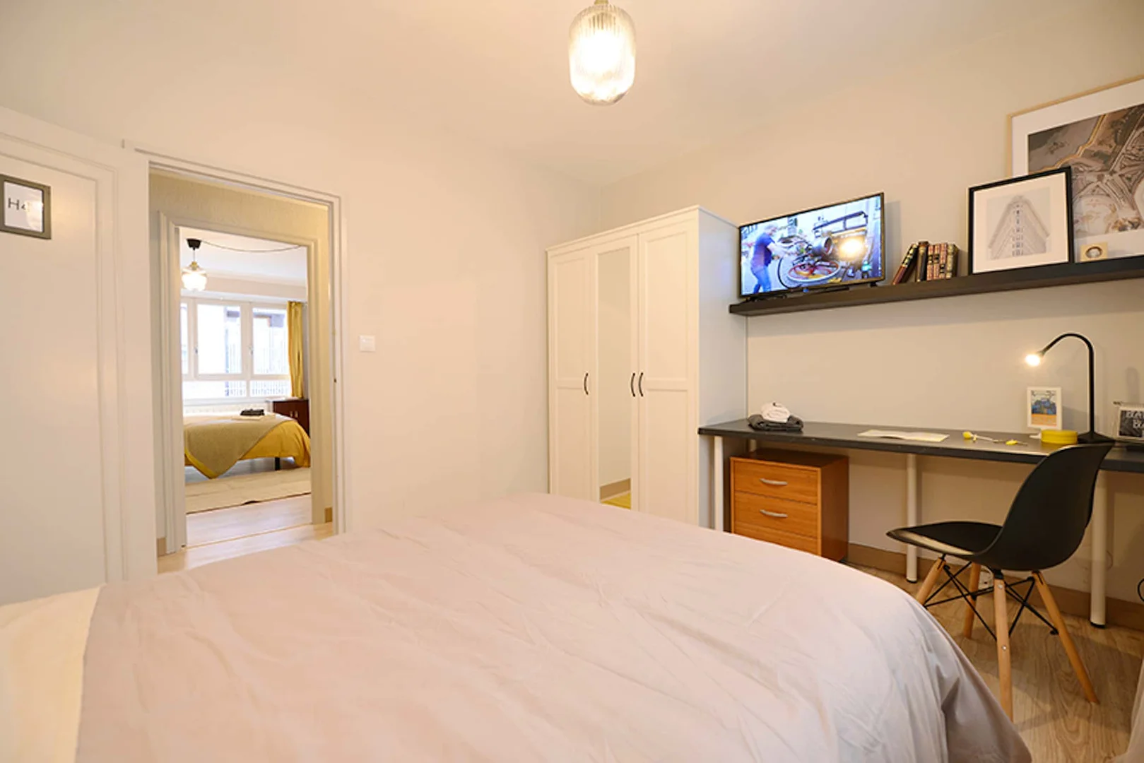 Quarto amigo do estudante em  com comodidades modernas