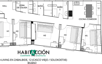 Quarto para alugar com cama de casal em {area}